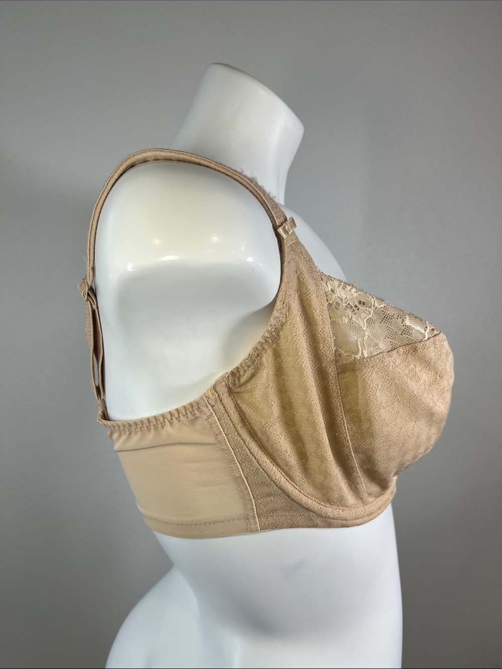 Panache Beige Lace Full-Cup Underwire Envy Bra 36FF - Picture 2 of 10